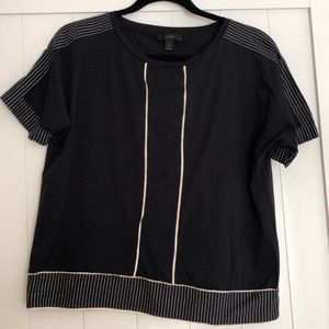 J. Crew navy tee